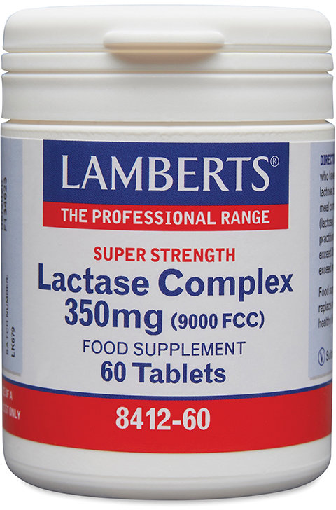 LAMBERTS digestive aids tablets lactase complex 350mg  60