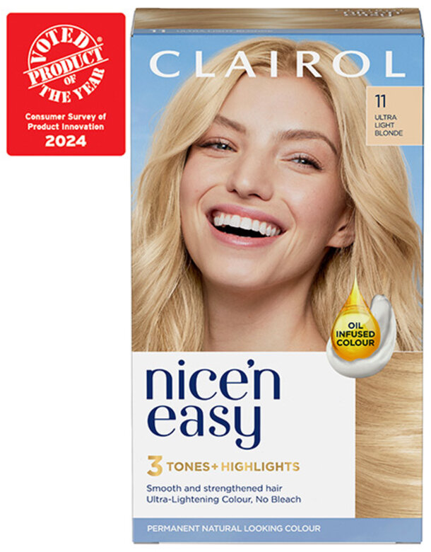 CLAIROL nice n easy care colour ultra light blonde 11