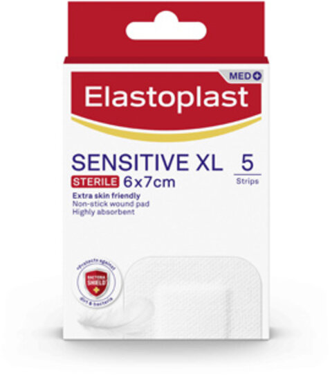 ELASTOPLAST dressings sensitive xl 6cm x 7cm 5