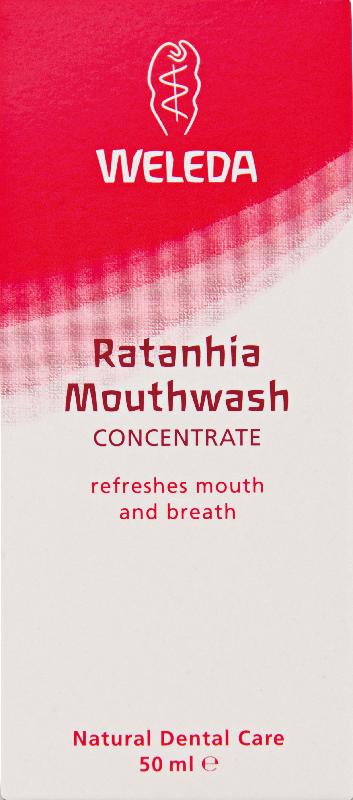 WELEDA dental care ratanhia mouthwash 50ml