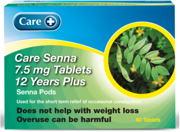 CARE OTC medicines digestive health senna tablets  60