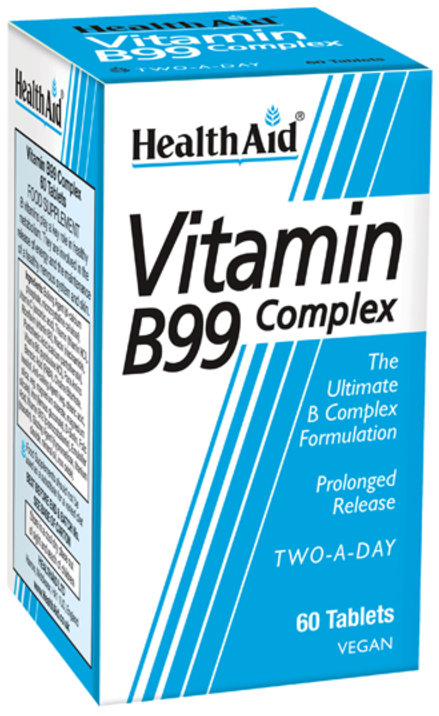 HEALTHAID vitamins tablets prolonged release vitamin B99 mega complex  60