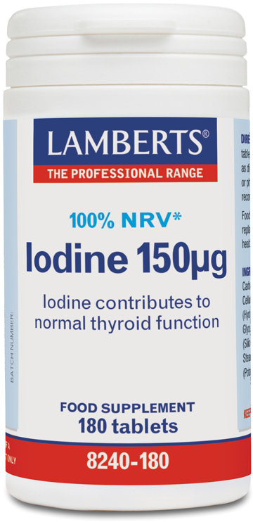 LAMBERTS minerals tablets iodine 150mcg  180