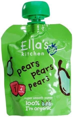 ELLA'S KITCHEN 100% organic first tastes pears, pears, pears 70g
