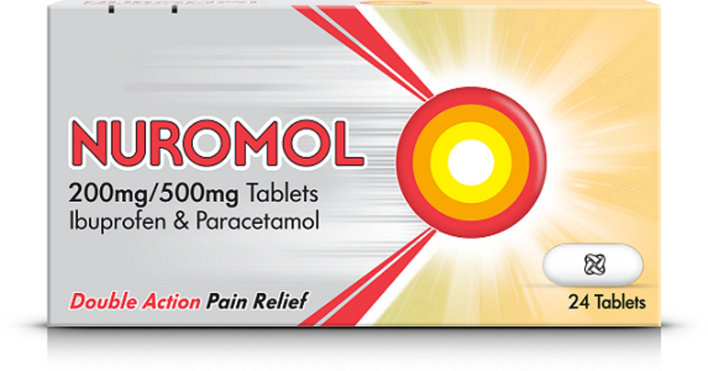NUROMOL tablets 200mg/500mg  24