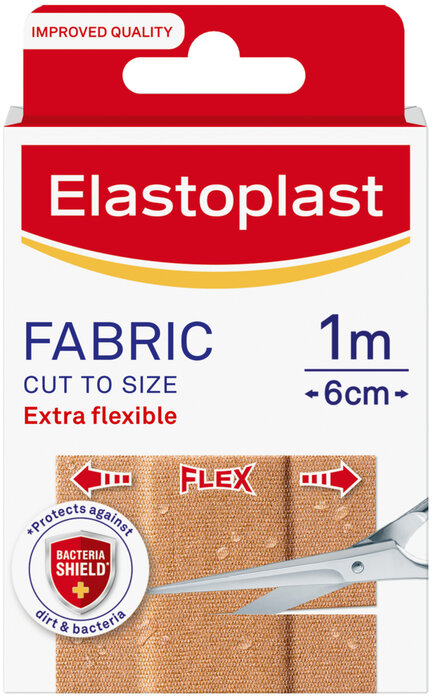 ELASTOPLAST plasters fabric strips 6cm x 10cm 10