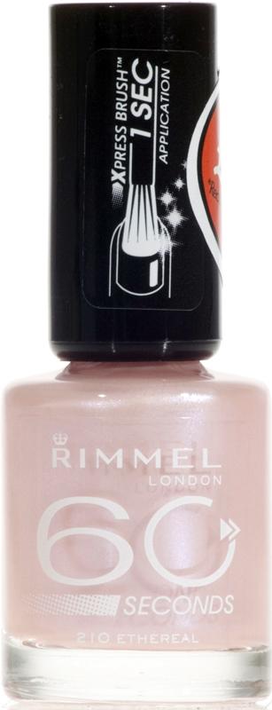 RIMMEL nail care nail polish 60 seconds ethereal 8ml