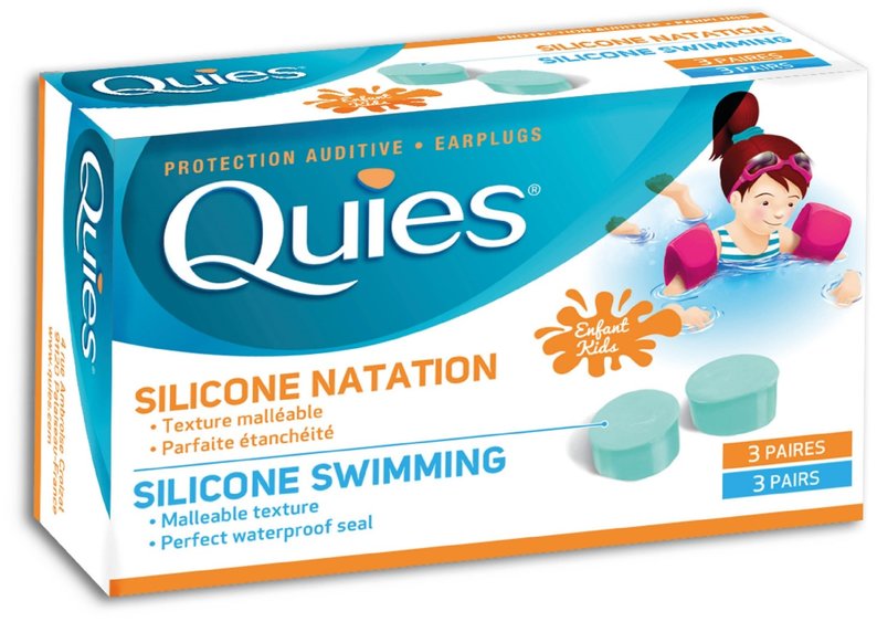 QUIES earplugs soft silicone for swimming child  6
