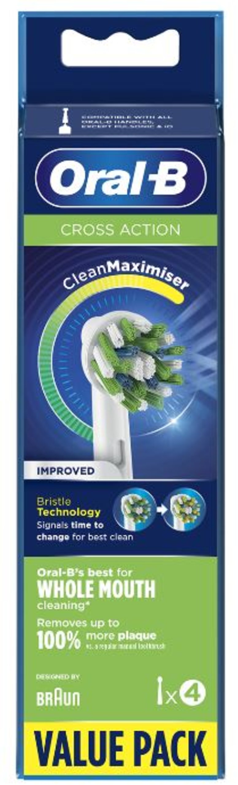 ORAL-B toothbrush replacement heads crossaction power  4