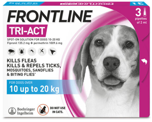FRONTLINE TRI ACT spot on solution medium dog  3