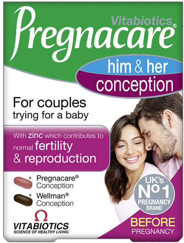 PREGNACARE CONCEPTION him & her tablets  60