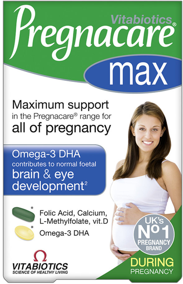 PREGNACARE max tablets plus omega-3 capsules  84