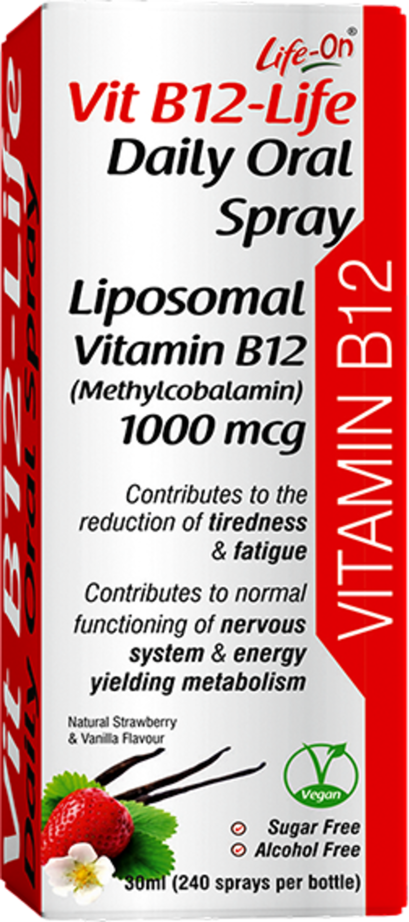 LIFE ON liposomal B12 oral spray 30ml
