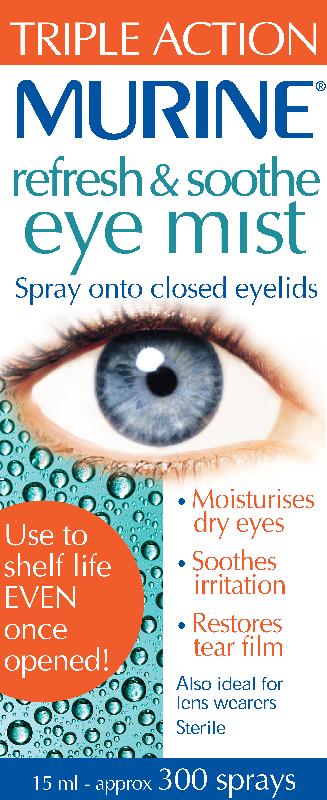 MURINE refresh & soothe eye mist 15ml