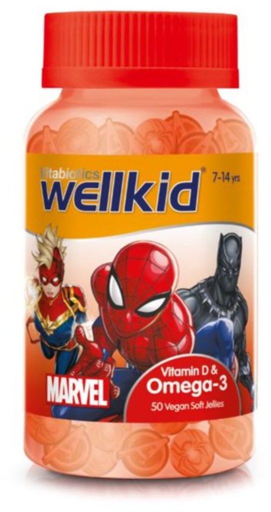 WELLKID gummies marvel, omega-3  50