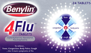 BENYLIN 4-FLU tablets 12.5mg/500mg/22.5mg  24