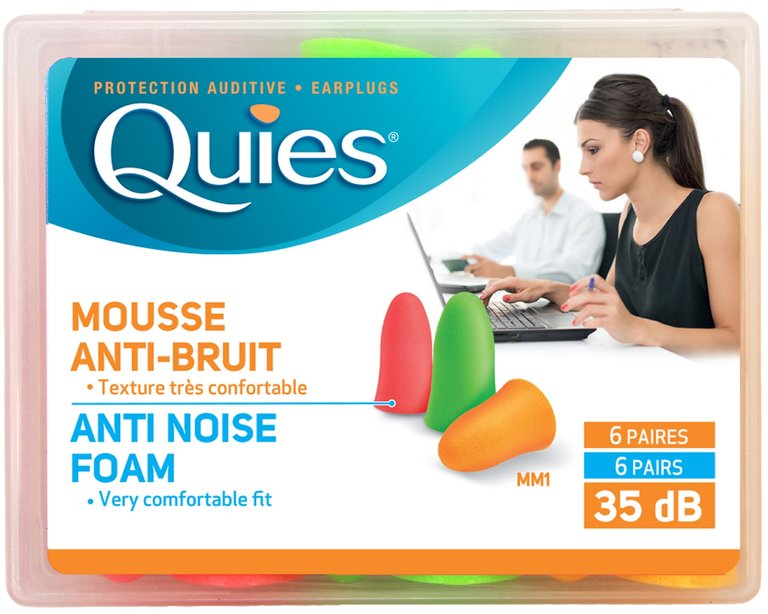 QUIES earplugs foam bright colours  12