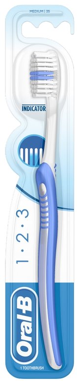 ORAL-B toothbrush manual indicator medium