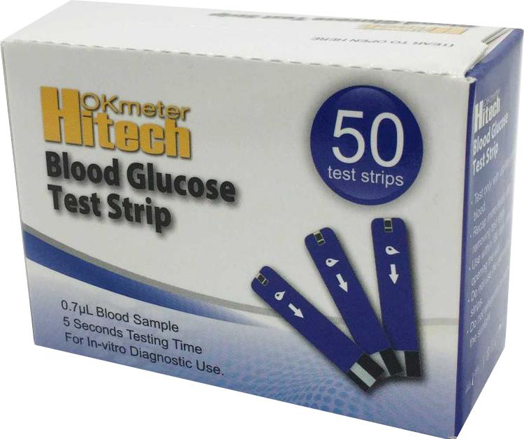 MEDIGENIX hitech blood glucose test strips  25