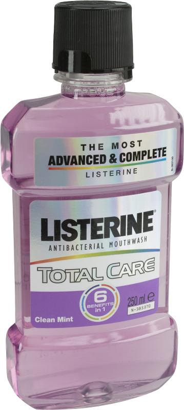 LISTERINE mouthwash antiseptic total care 250ml