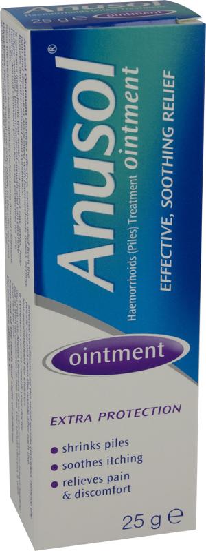 ANUSOL ointment 0.875g/2.25g/10.75g 25g