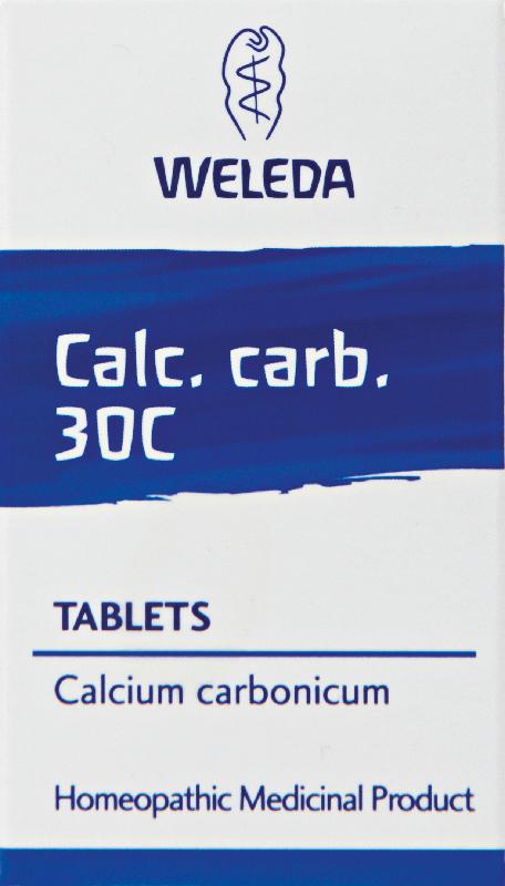WELEDA health care homeopathic remedies tablets calc. carb 30c  125