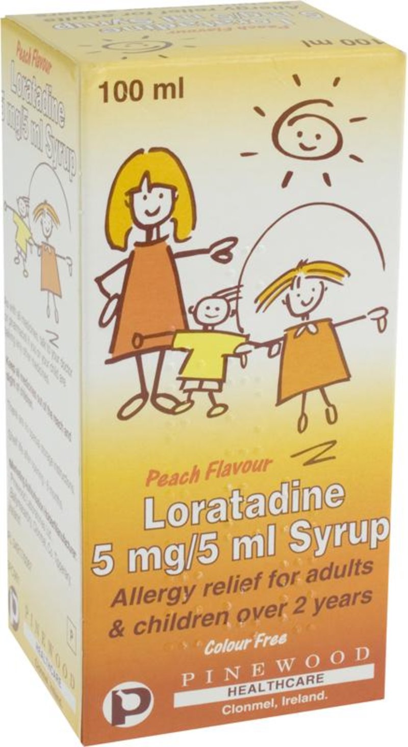 Loratadine oral solution 5mg/5ml 100ml