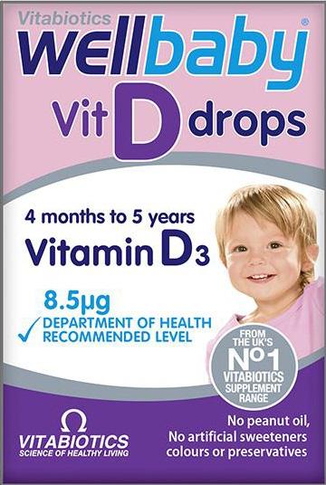 WELLBABY vitamin D drops 30ml