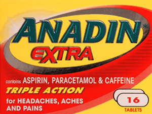 ANADIN EXTRA caplets 300mg/45mg/200mg  16