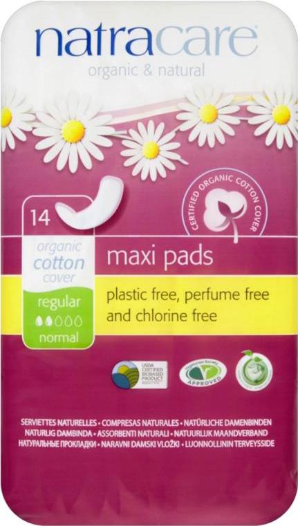 NATRACARE natural pads maxi regular  14