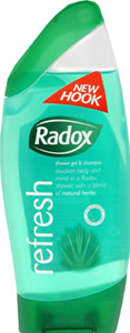 RADOX shower gel feel refreshed 250ml