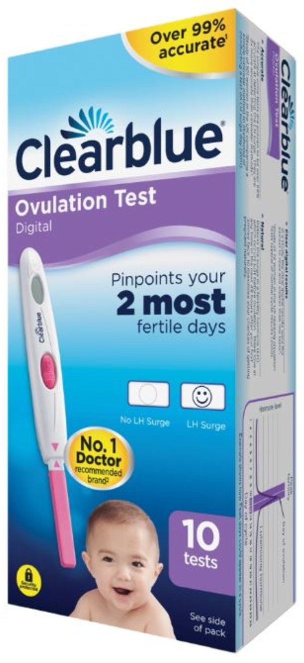 CLEARBLUE ovulation test kit digital ovulation  10