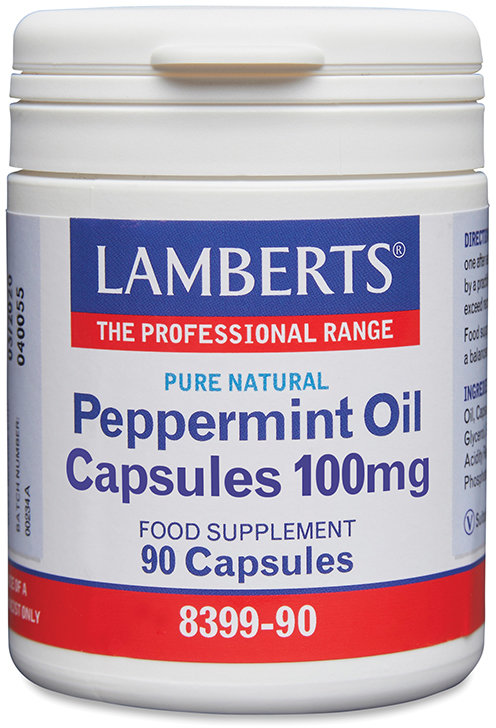 LAMBERTS digestive aids capsules peppermint oil 100mg  90