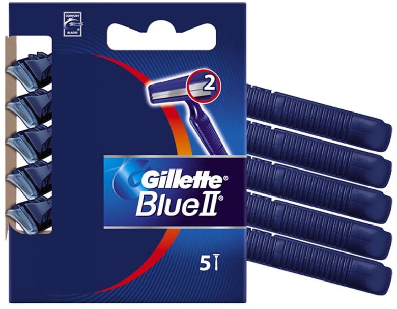 GILLETTE razors, blades & trimmers blue ll disposable razors  5