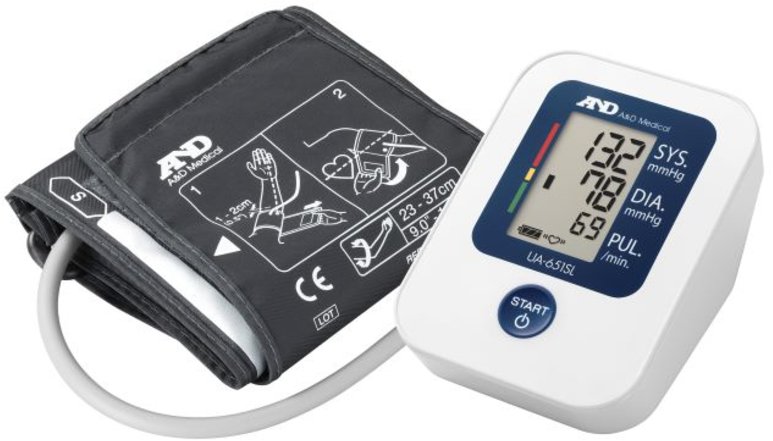 A&D blood pressure monitors upper arm with larger cuff