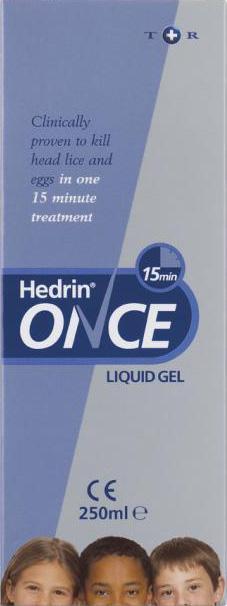 HEDRIN ONCE liquid gel 4% 250ml