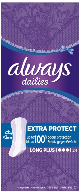 ALWAYS liners long plus  24