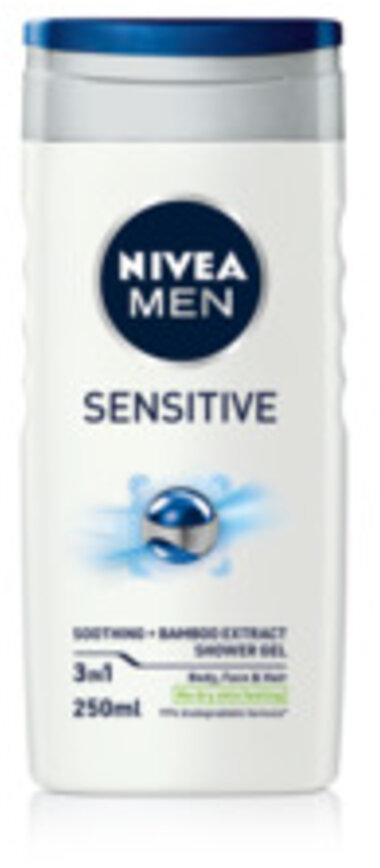 NIVEA MEN shower gel sensitive 250ml