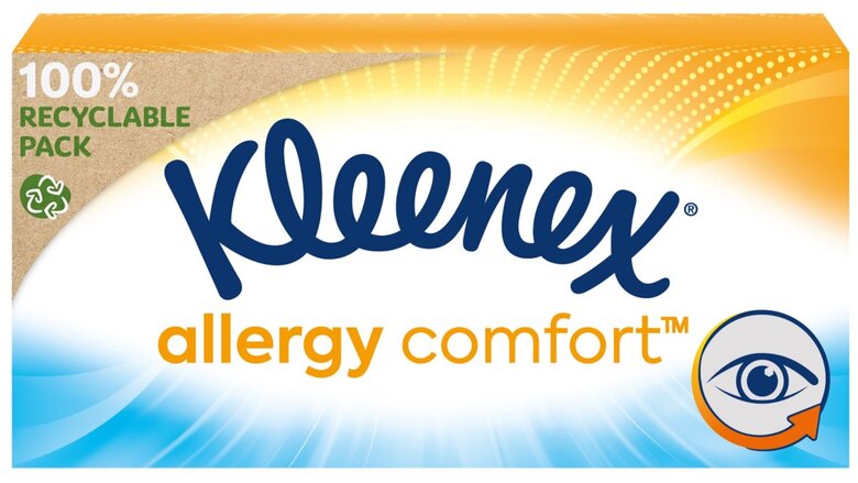 KLEENEX allergy comfort tissues  56
