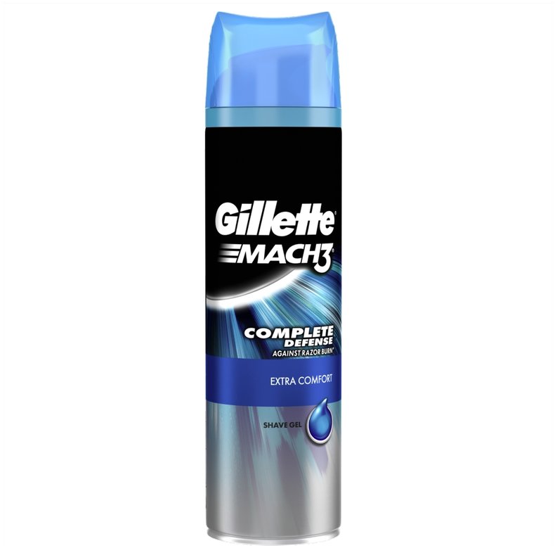 GILLETTE pre-shave mach3 close and fresh shave gel 200ml
