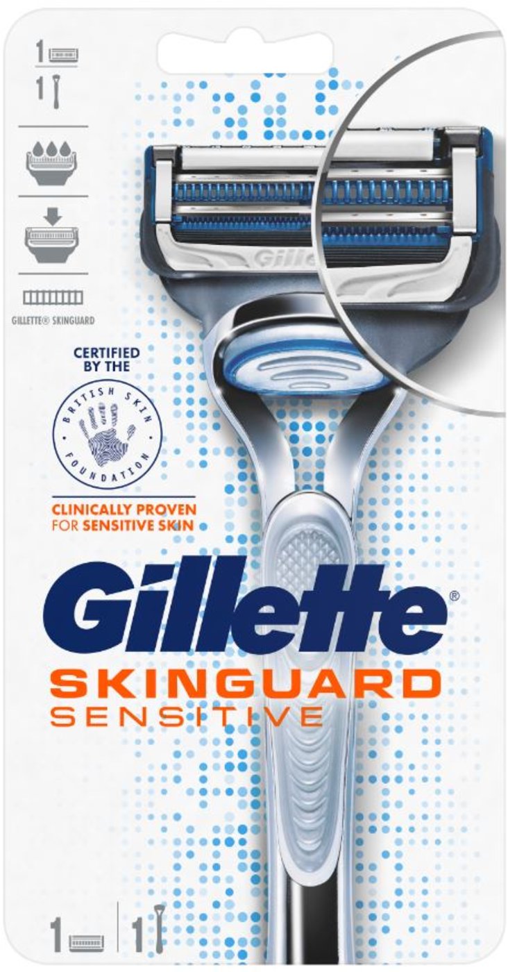 GILLETTE razors, blades & trimmers skinguard razor & razor blade