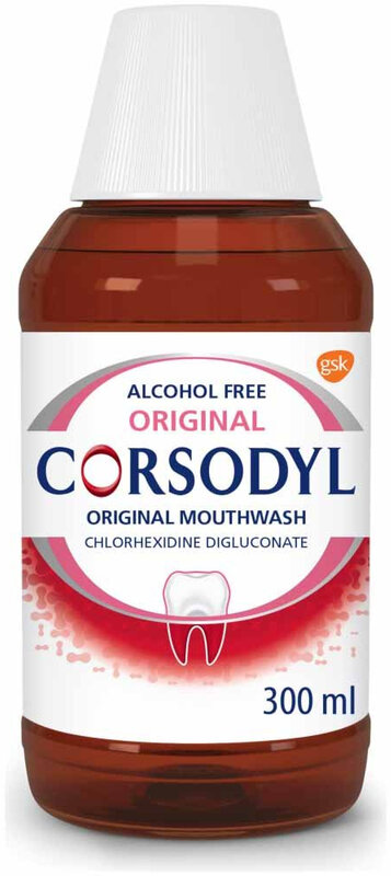 CORSODYL mouthwash original alcohol free 0.2% 300ml