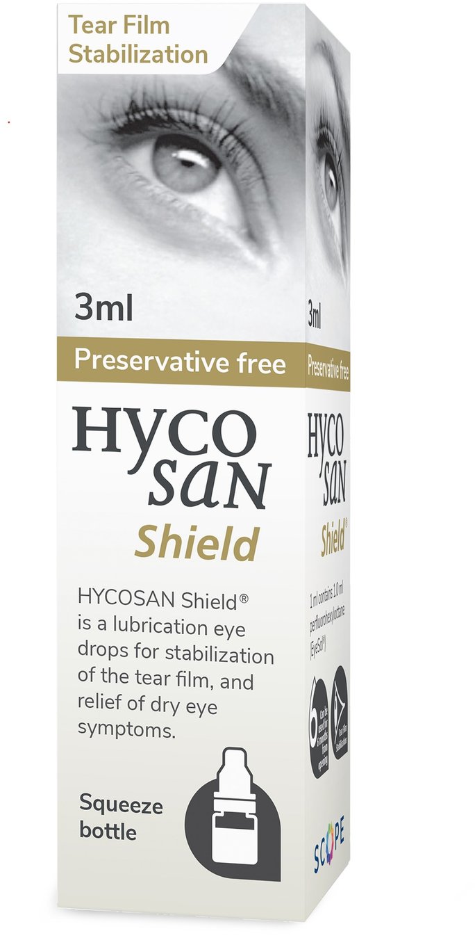 HYCOSAN SHIELD eye drops for relief of dry eye 3ml