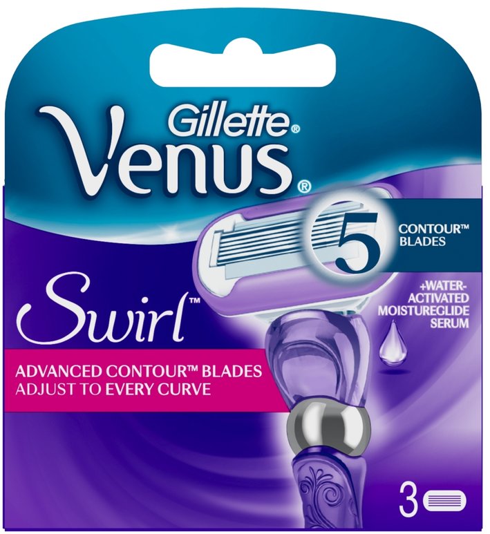 GILLETTE razors, blades & trimmers venus swirl razor blades  3