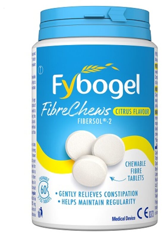 FYBOGEL chewable fibre tablets citrus flavour  60