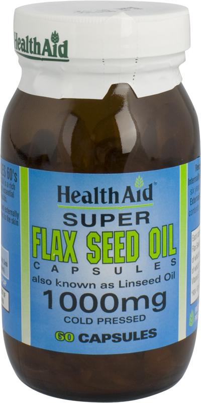 HEALTHAID fatty acid capsules flaxseed oil  60
