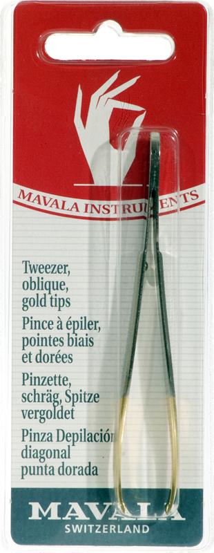 Mavala Oblique Tweezer Gold Plated Tip