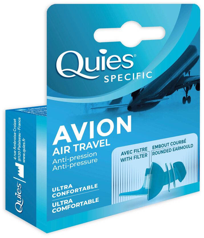 QUIES earplugs air travel with filter  2