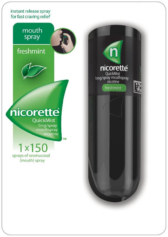 NICORETTE mouthspray quickmist fresh mint 1mg 13.2ml