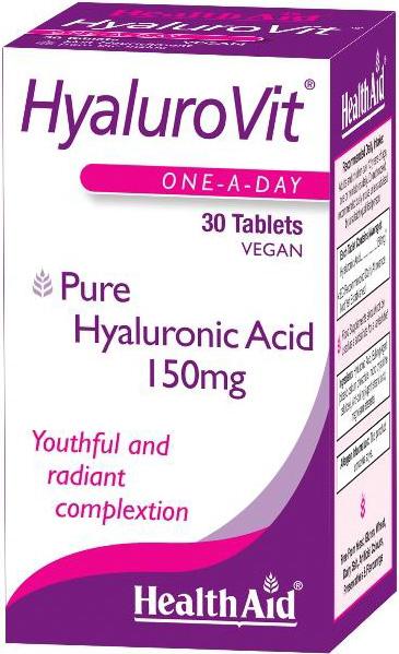 HEALTHAID lifestyle range tablets hyaluro vit 150mg  30